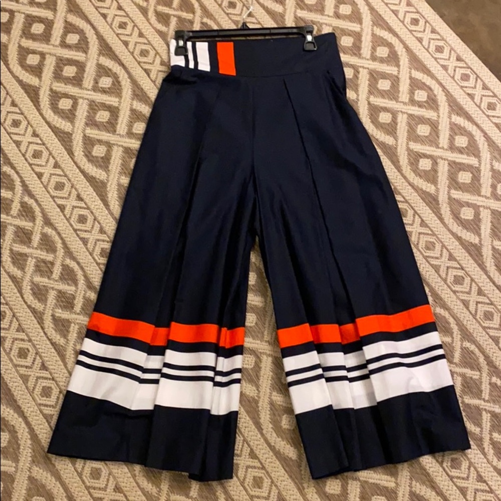 NWT Milly Wide Leg Pleated Pant